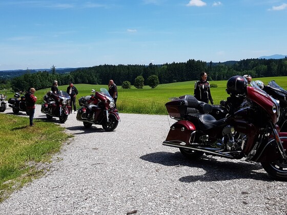 Roadmaster Team & Friends unterwegs, kurz vor der Kreutalm