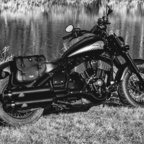 Zweite Ausfahrt 2025 - mit den Ends Cuoio Taschen und den neuen Auspuffenden