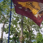 Fahne auf dem Campingplatz Marina di Venezia