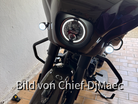 Neue Blinker mit Standlicht und Flarscheibe von Klock Werks